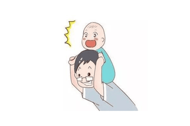 Kiệu trẻ trên vai cũng gây nguy hiểm khôn lường. (Ảnh minh họa)